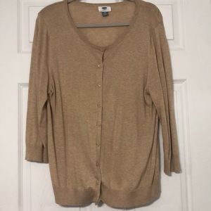 3/4 length sleeve cardigan